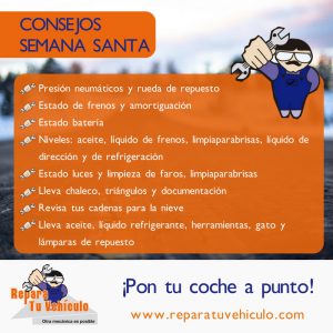 Repara Tu Vehiculo consejos semana santa